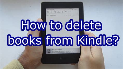 how to delete kindle books