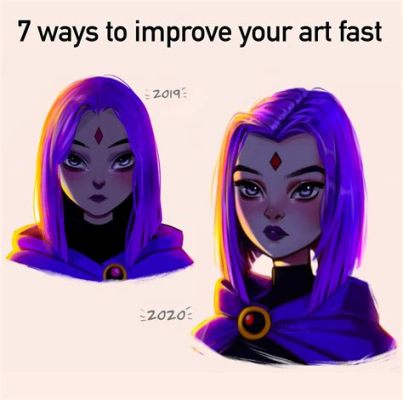 how to improve your art fast and why the sun is yellow in the sky