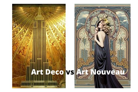 What's the Difference Between Art Deco and Art Nouveau? Exploring the Divergent Aesthetics of Two Iconic Art Movements and Their Impact on Modern Design